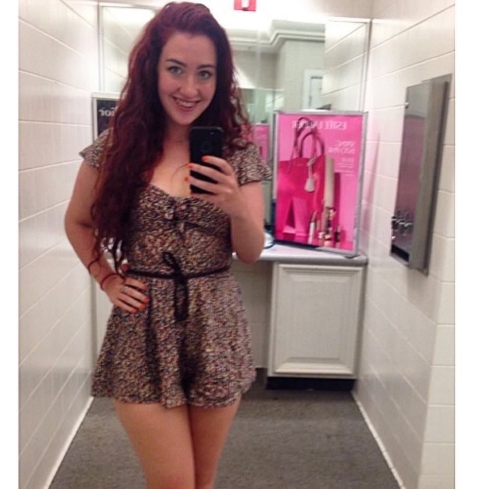 Urban Outfitters Multicolor Floral Romper (S)